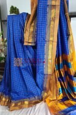 Ilkal Checked Mercerized Silk Saree