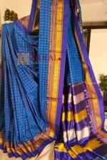 Ilkal Checked Mercerized Silk Saree