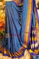 Ilkal Checked Mercerized Silk Saree