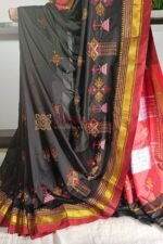 Ilkal Semi Silk With Kasuti Saree