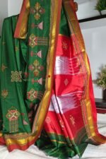 Ilkal Semi Silk With Kasuti Saree