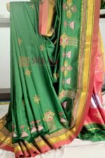 Ilkal Semi Silk With Kasuti Saree