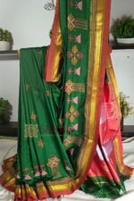 Ilkal Semi Silk With Kasuti Saree