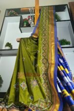 Ilkal Semi Silk With Kasuti Saree