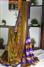 Ilkal Semi Silk With Kasuti Saree