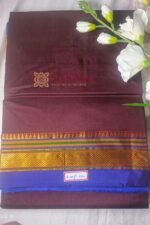 Ilkal Plain Mercerized Silk Saree