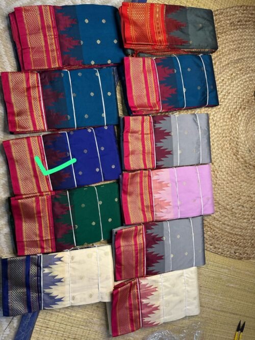 Ilkal Meserised Cotton And Silk Sarees
