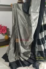 Ilkal Handloom Viscose Cotton Silk Chikki Paras Border Saree