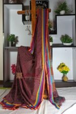 PATTEDA ANCHU PURE COTTON HANDLOOM SAREE