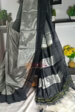 Ilkal Handloom Viscose Cotton Silk Chikki Paras Border Saree