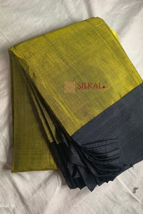 Ilkal Handloom Viscose Cotton Silk Chikki Paras Border Saree