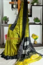 Ilkal Handloom Viscose Cotton Silk Chikki Paras Border Saree