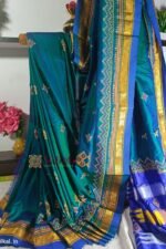 Ilkal Semi Silk With Kasuti Saree