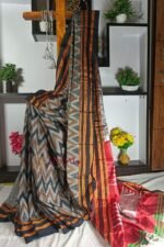 Ilkal Handloom Print Viscose Silk Gayatri Border Saree