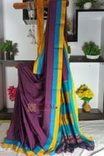Patteda Anchu Pure Cotton Handloom Saree