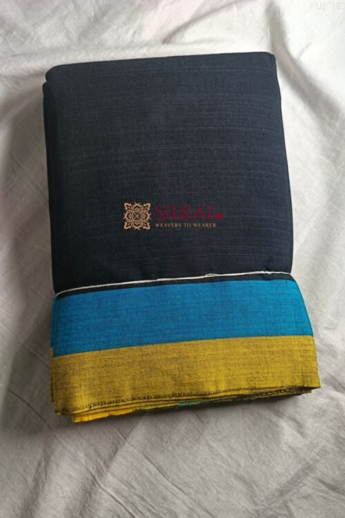 Patteda Anchu Pure Cotton Handloom Saree