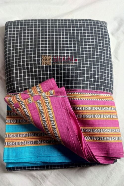 PATTEDA ANCHU PURE COTTON HANDLOOM SAREE -