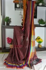 PATTEDA ANCHU PURE COTTON HANDLOOM SAREE