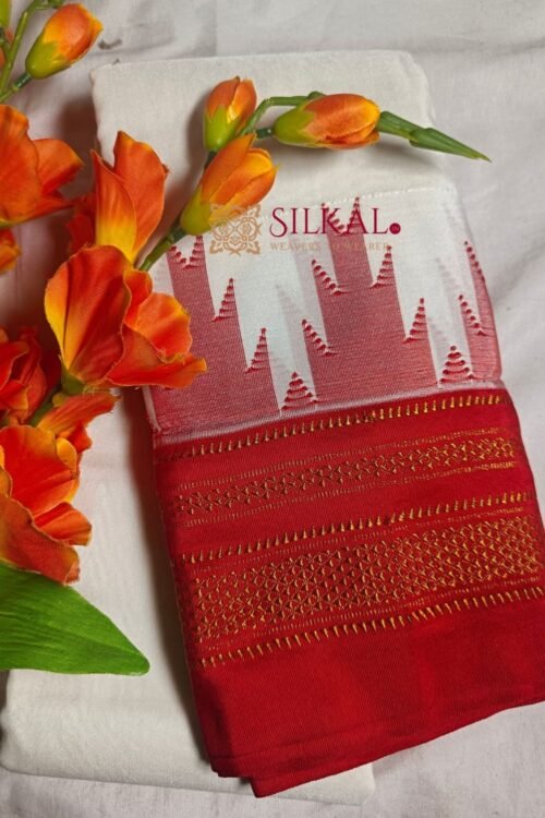 Ilkal Temple Cotton Silk Saree
