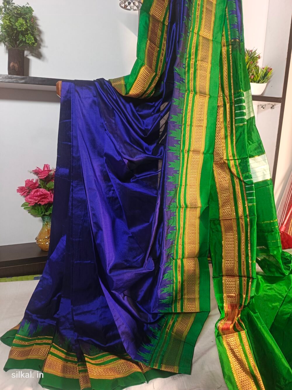 Pure Silk Ilkal Handloom Saree