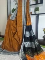 Ilkal Handloom Viscose Cotton Silk Chikki Paras Border Saree