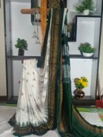 Ilkal Kasuti Tample Border Sarees