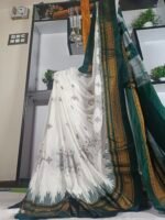 Ilkal Kasuti Tample Border Sarees