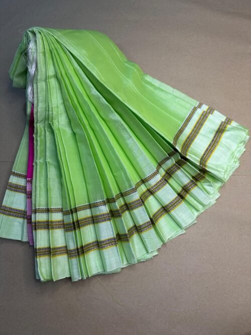 Ilkal Handloom Viscose Silk Gayatri Border Saree